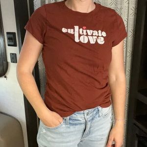 Womens T-shirt Cultivate Love